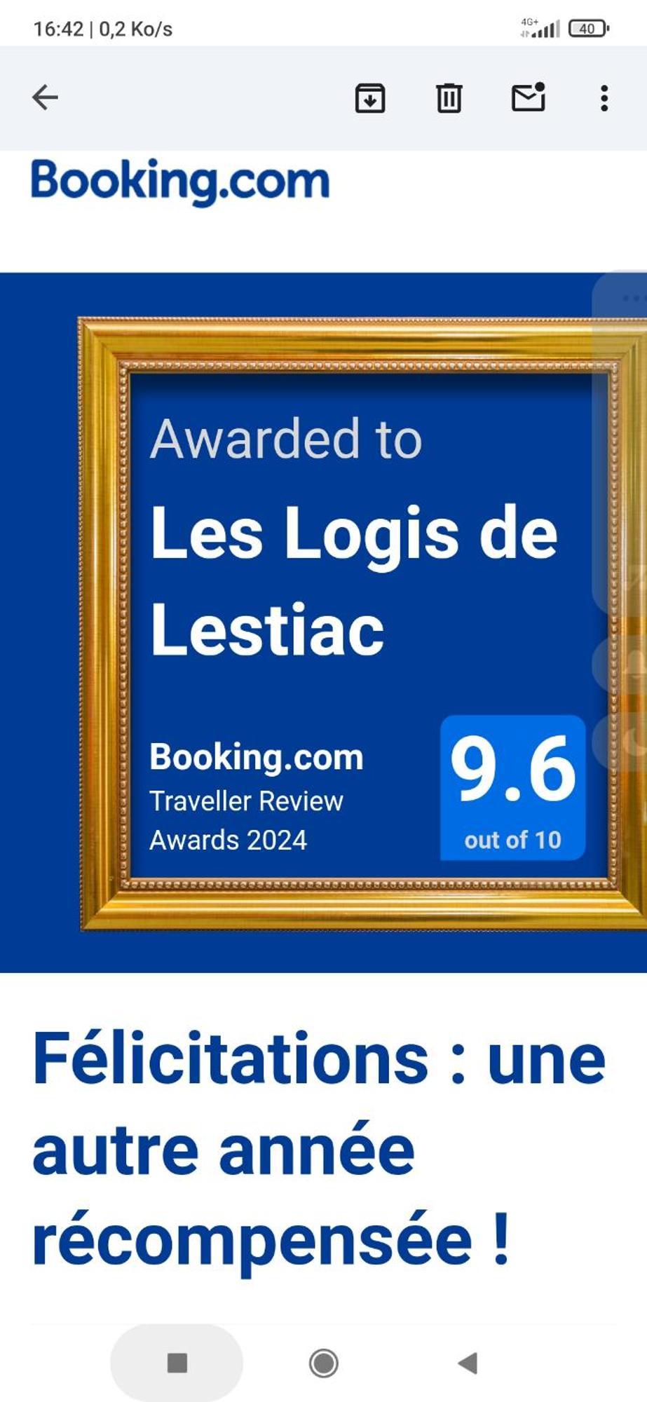 Frühstückspension Les Logis De *